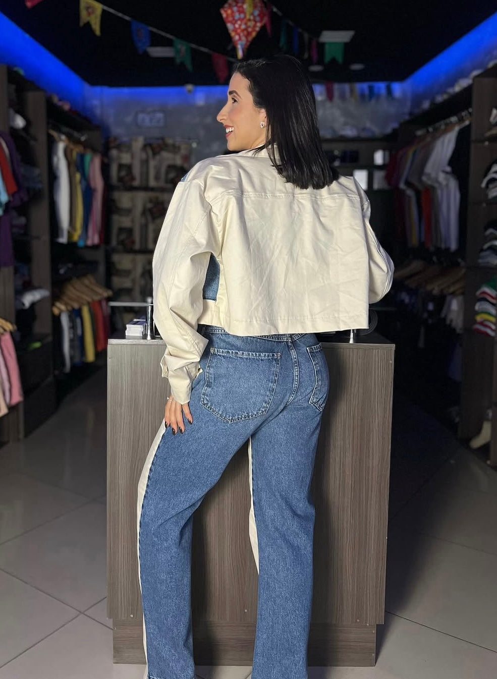 CALÇA JEANS COLCCI CARGO JADE