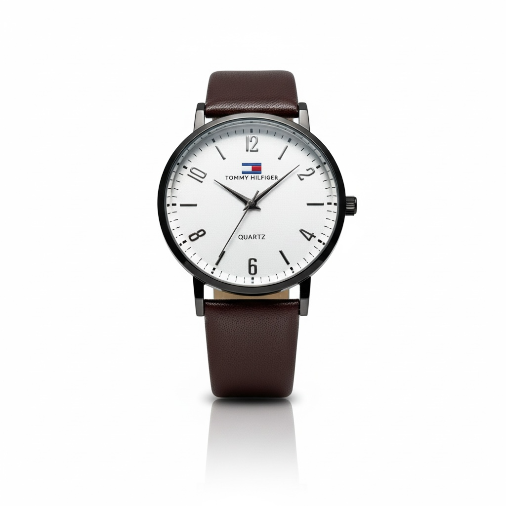 Relógio Tommy | Leather - Cappucino Dark