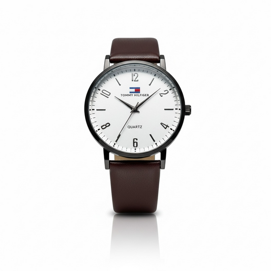 Relógio Tommy | Leather - Cappucino Dark