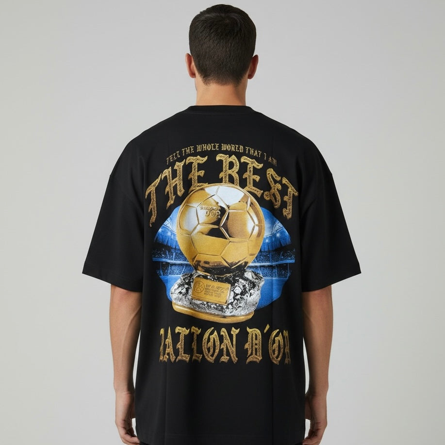 Camiseta Oversized | +71 The Best | Preta