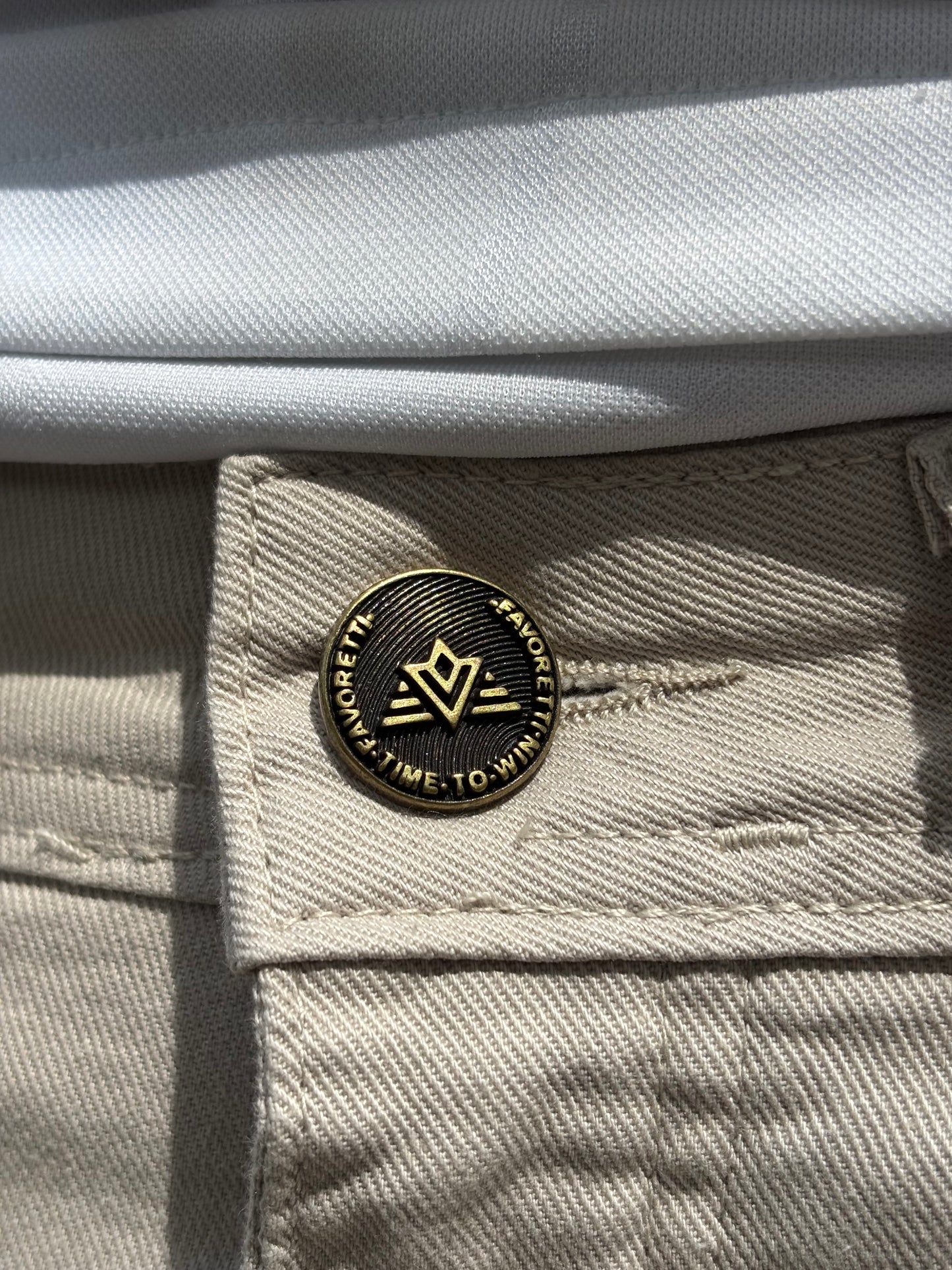 Calça Sarja Favoretti | Slim Fit Elite Twill