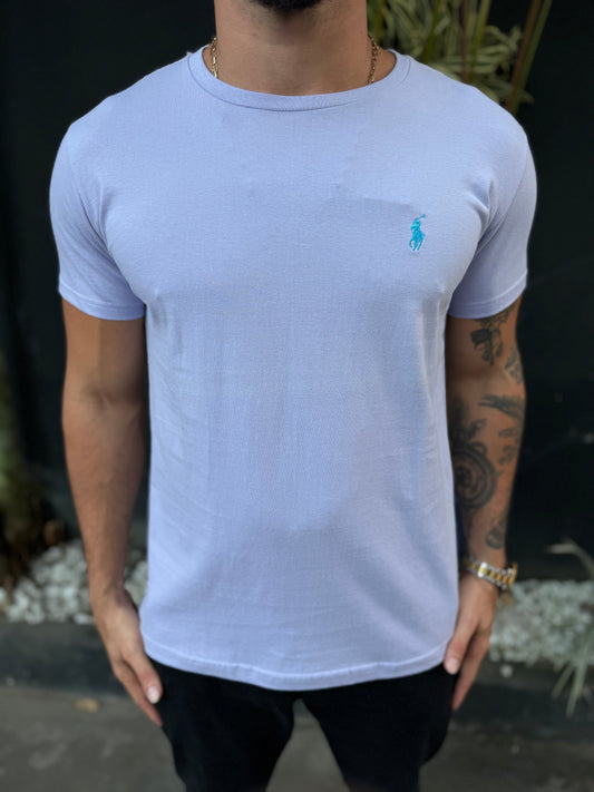 CAMISETA RALPH LAUREN| Básica Essencial - Lilás