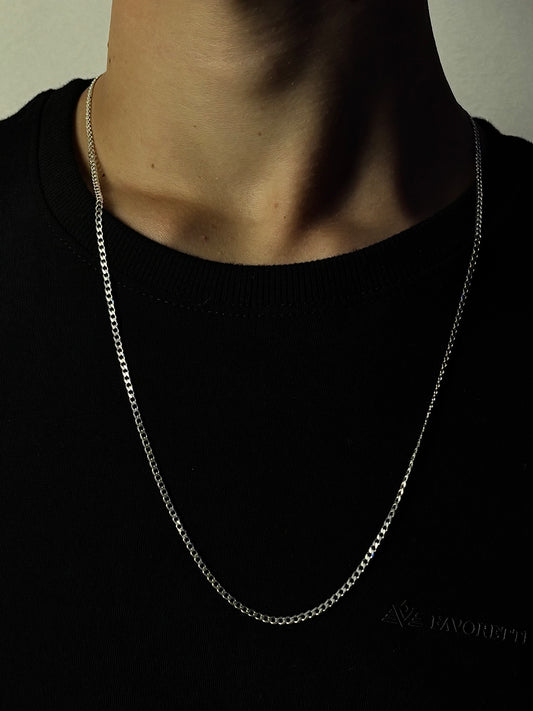 Corrente De Prata Grumet 70CM