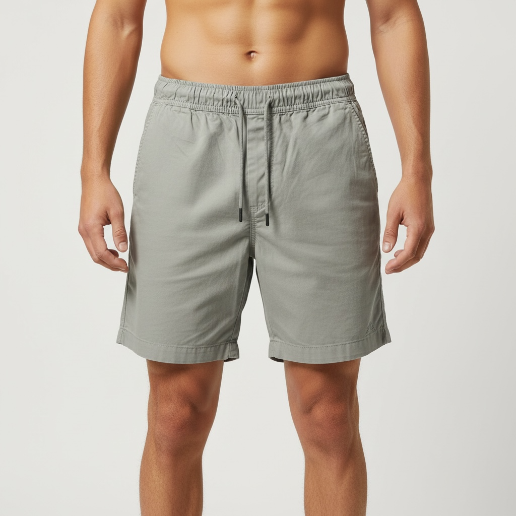 Short Casual Favoretti | Sarja Ateliê - Safari Sage Cáqui