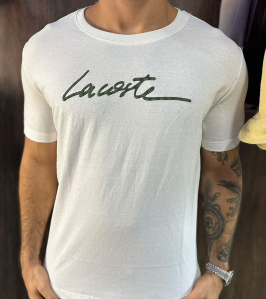 Peruana Lacoste | Iconic Script - Ice Drop