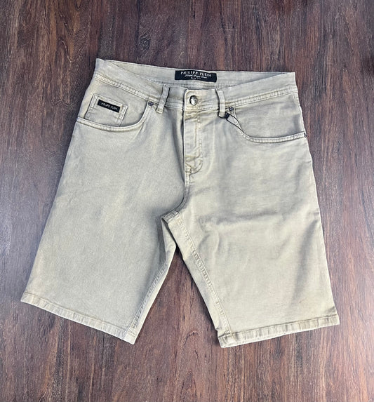 BERMUDA JEANS PHILIPP PLEIN BEGE