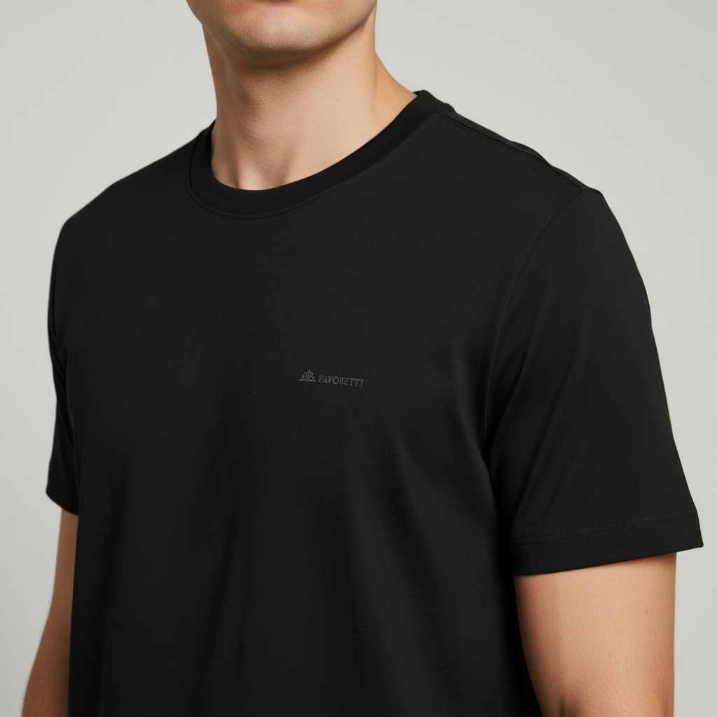 T-Shirt Favoretti | Cotton Fav - Favoretti Monocromática Noite