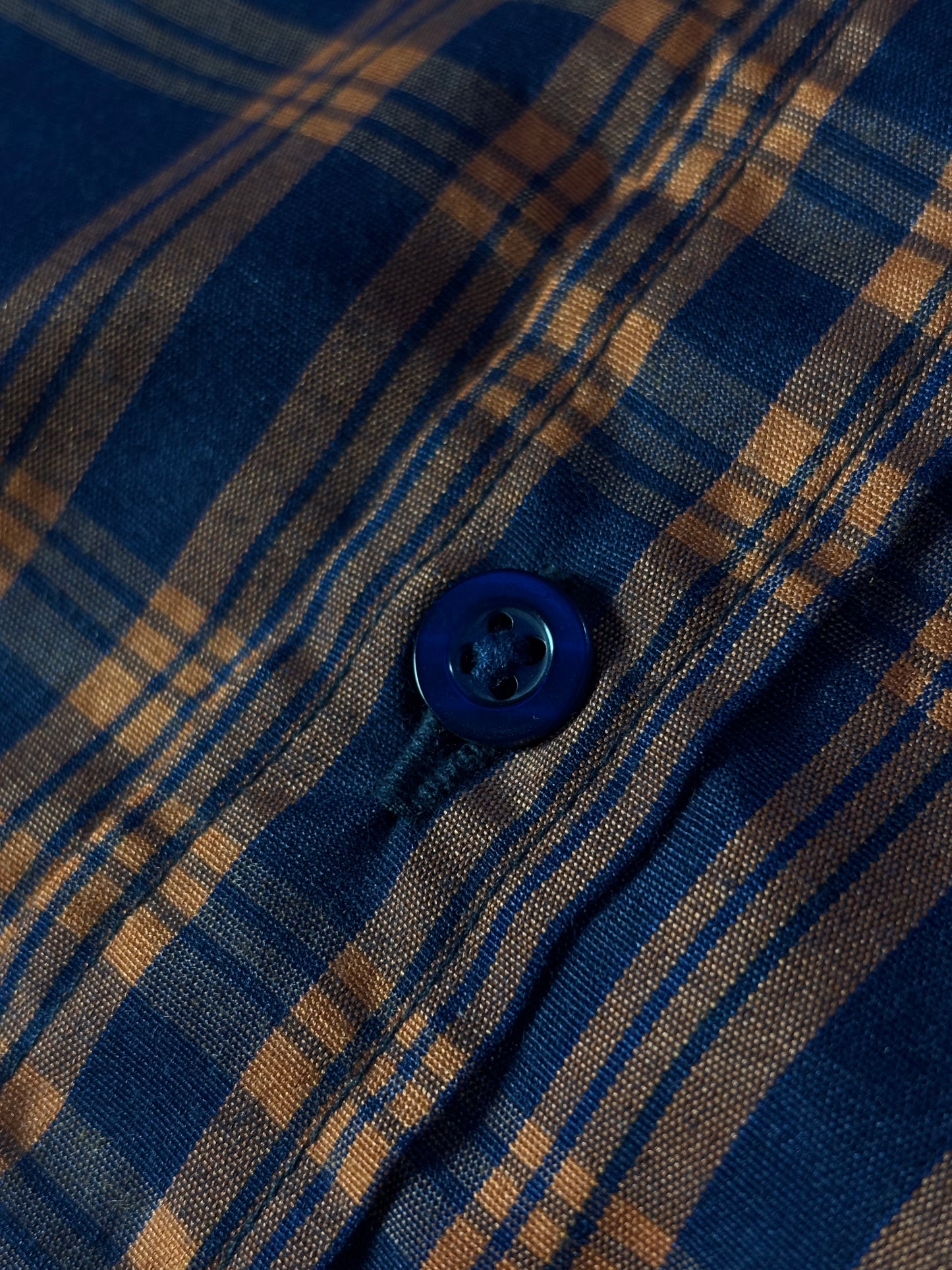 Camisa CCI | Casual - Blue Marine & Orange