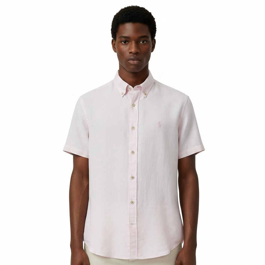 Camisa Ralph Lauren | Casual Linho - Super Light Pink