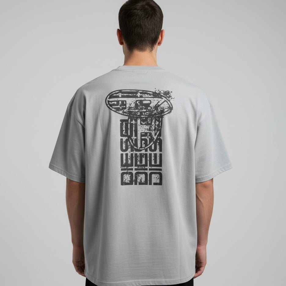 Camiseta Diesel | Oversized - Cinza