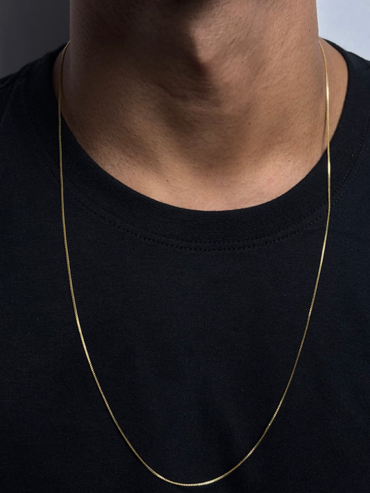 Veneziana | corrente banhada a ouro 18K | 70cm