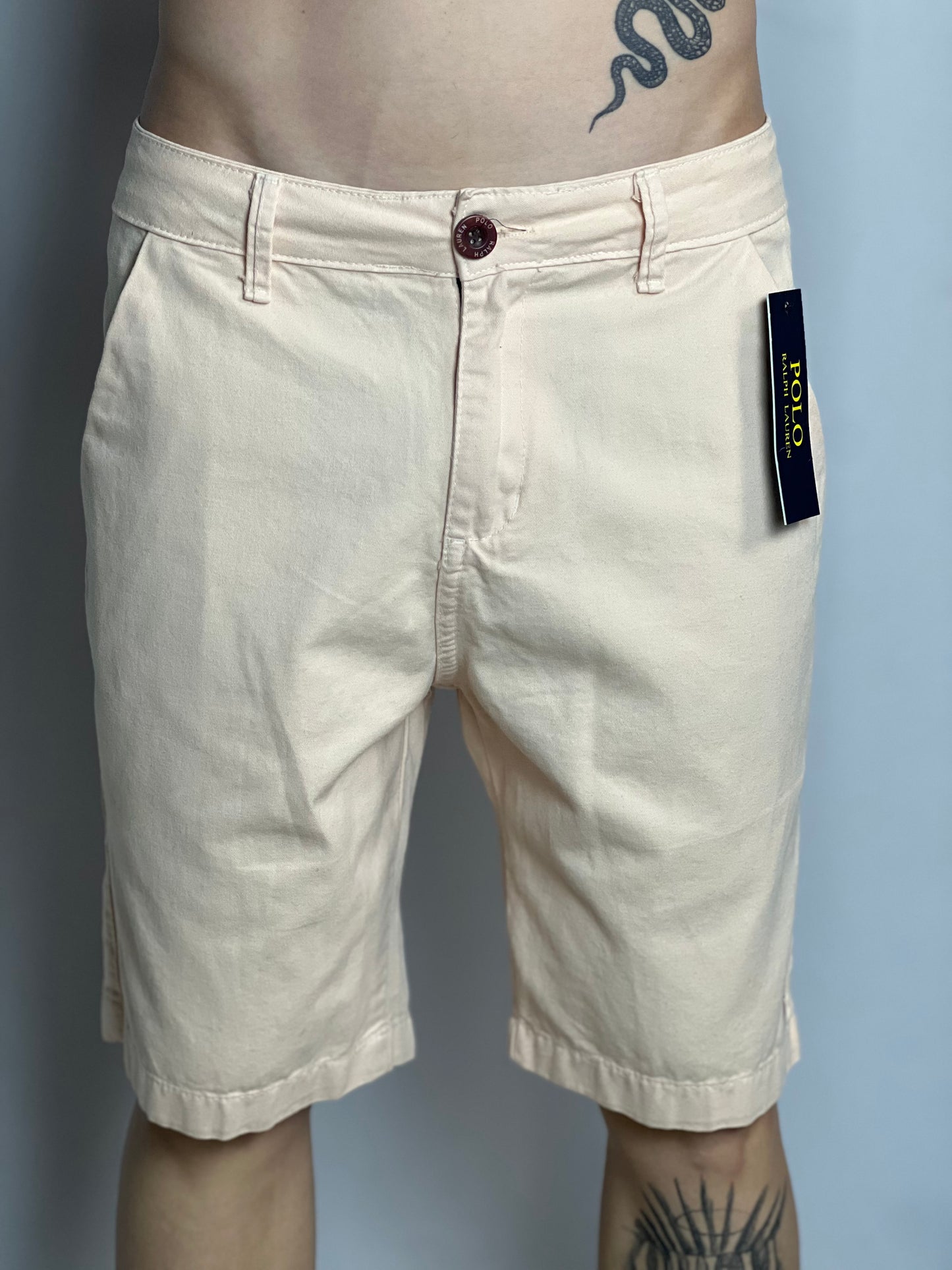 Bermuda Alfaiataria Ralph Lauren | Sarja Twill Soft - Rosé