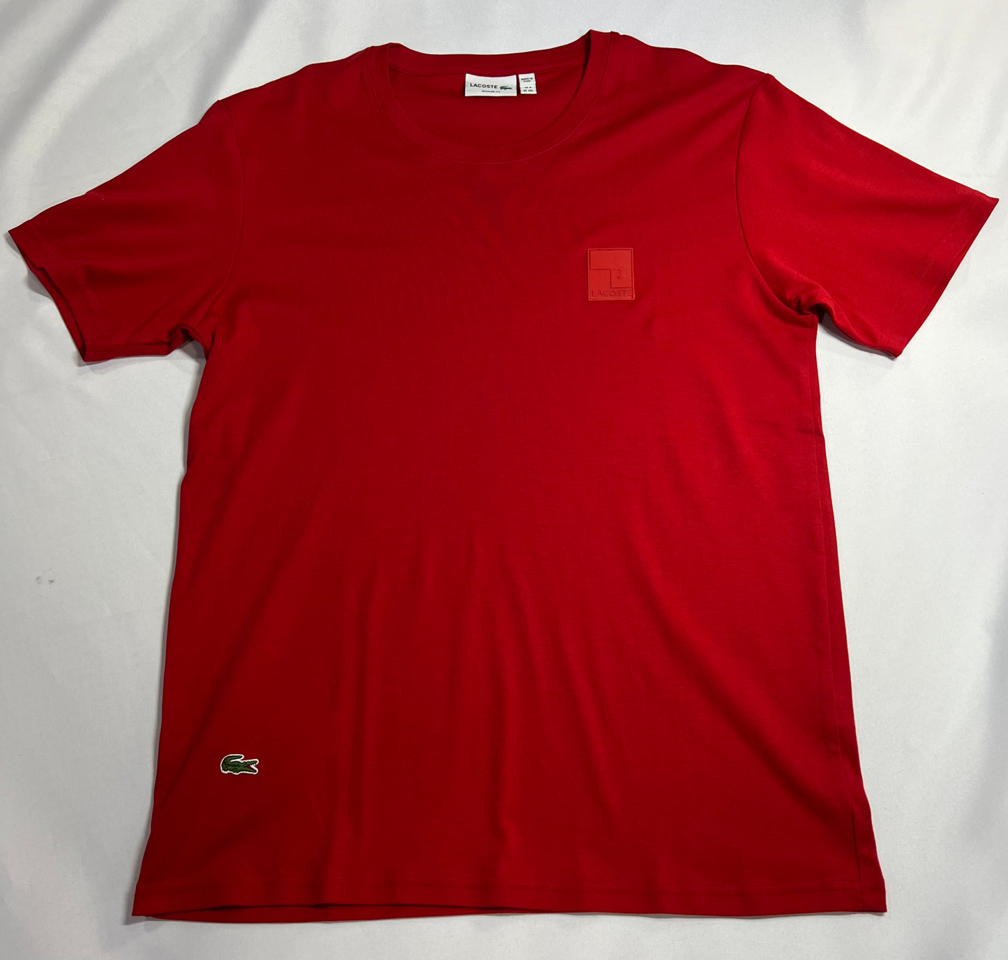 CAMISETA PERUANA LACOSTE VERMELHA