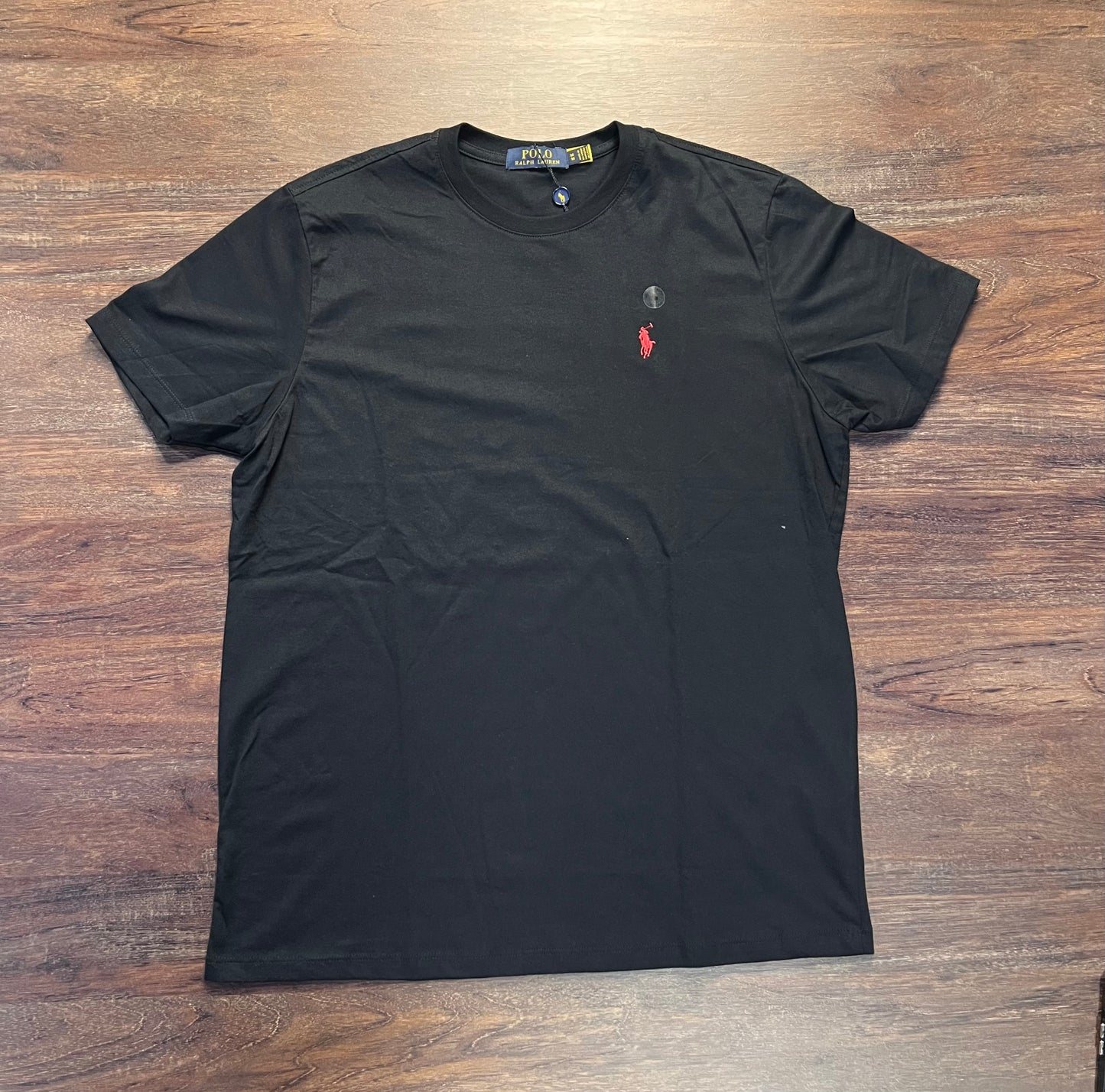 Camiseta Peruana Ralph Lauren Preto