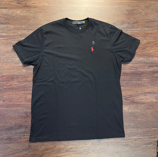 Camiseta Peruana Ralph Lauren Preto