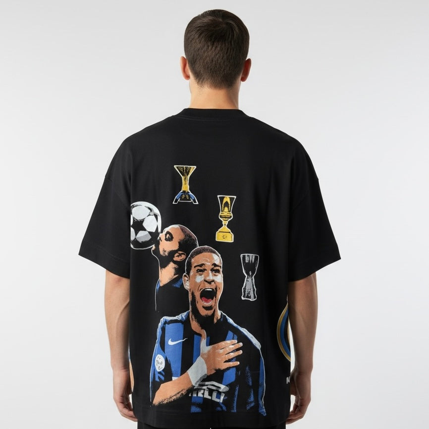 Camiseta Oversized | +71 Adriano imperador | Preta