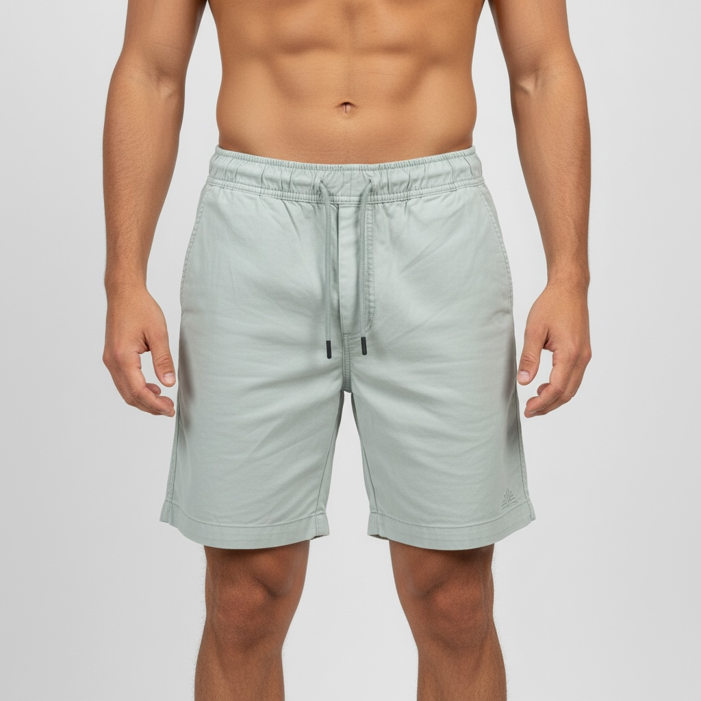 Short Casual Favoretti | Sarja Ateliê - Ice Water Green Chrystal