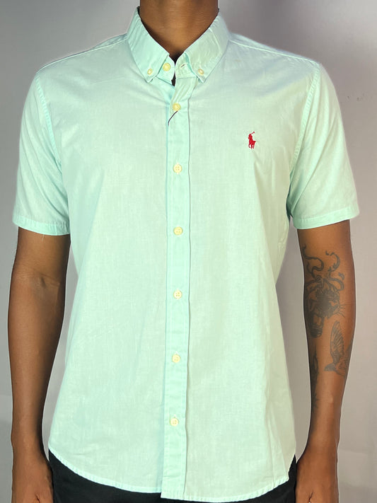 Camisa Ralph | Casual Linho - Ocean
