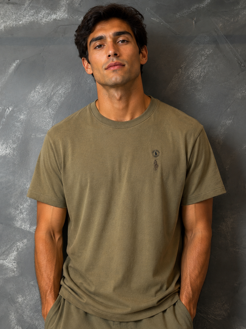 T-Shirt Ralph Lauren | Tee Special Cotton Pima -  Verde sage