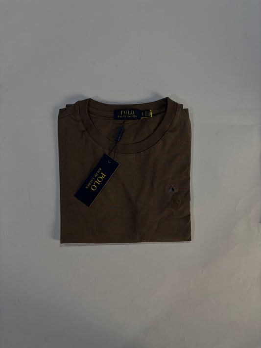 T-Shirt Ralph Lauren | Tee Special Cotton Pima -  Mocha Café
