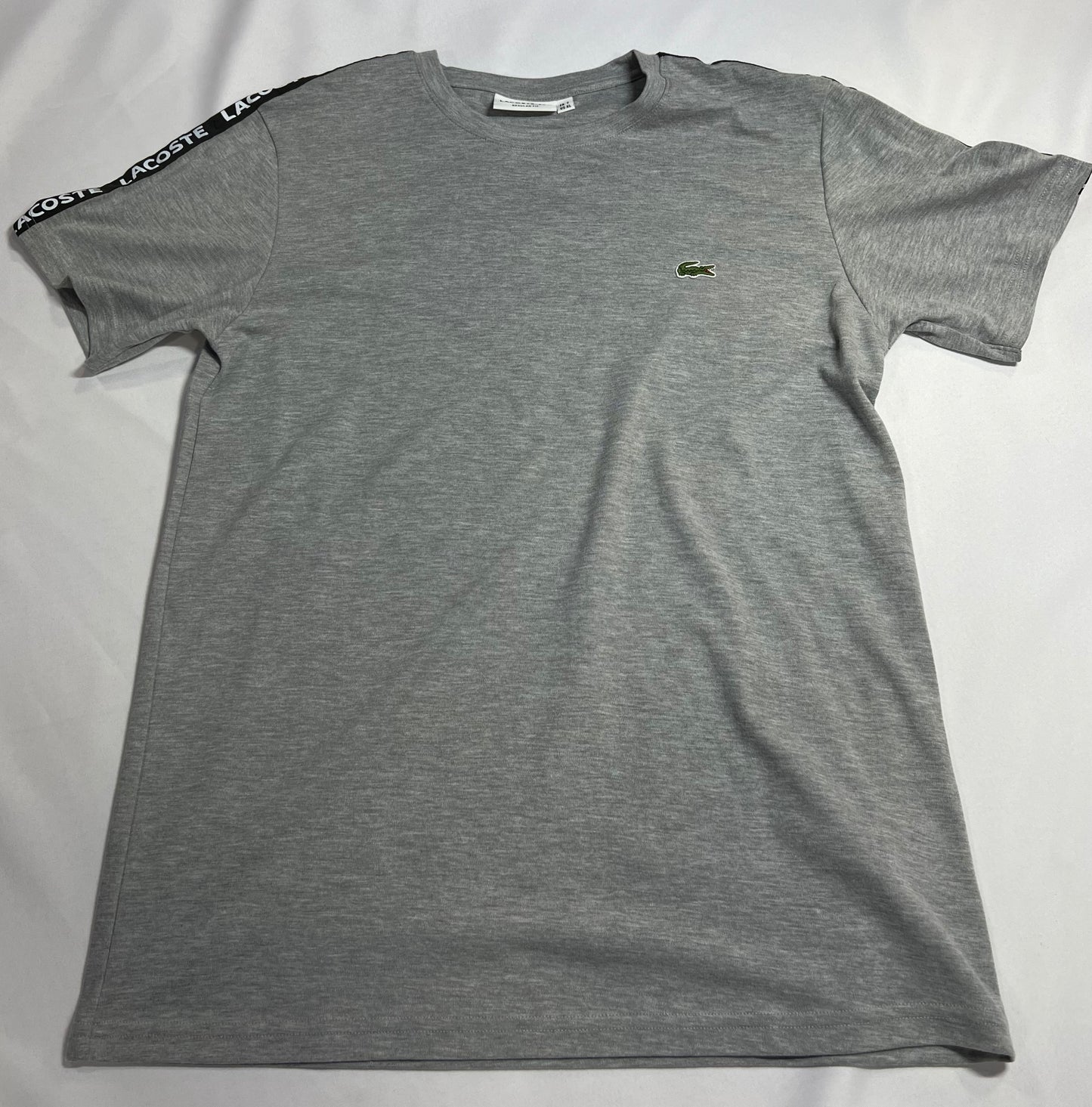 CAMISETA PERUANA LACOSTE CINZA