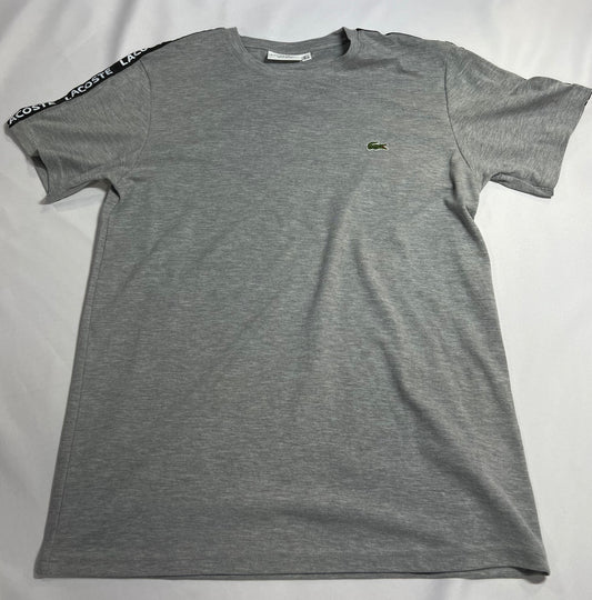 CAMISETA PERUANA LACOSTE CINZA