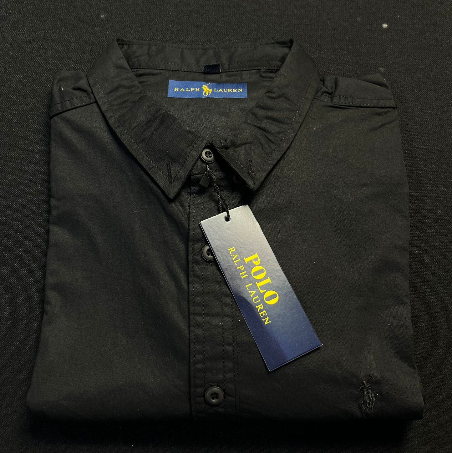 Camisa Social Polo Ralph Lauren| Drop Sarja High Perfomance - Black Onyx