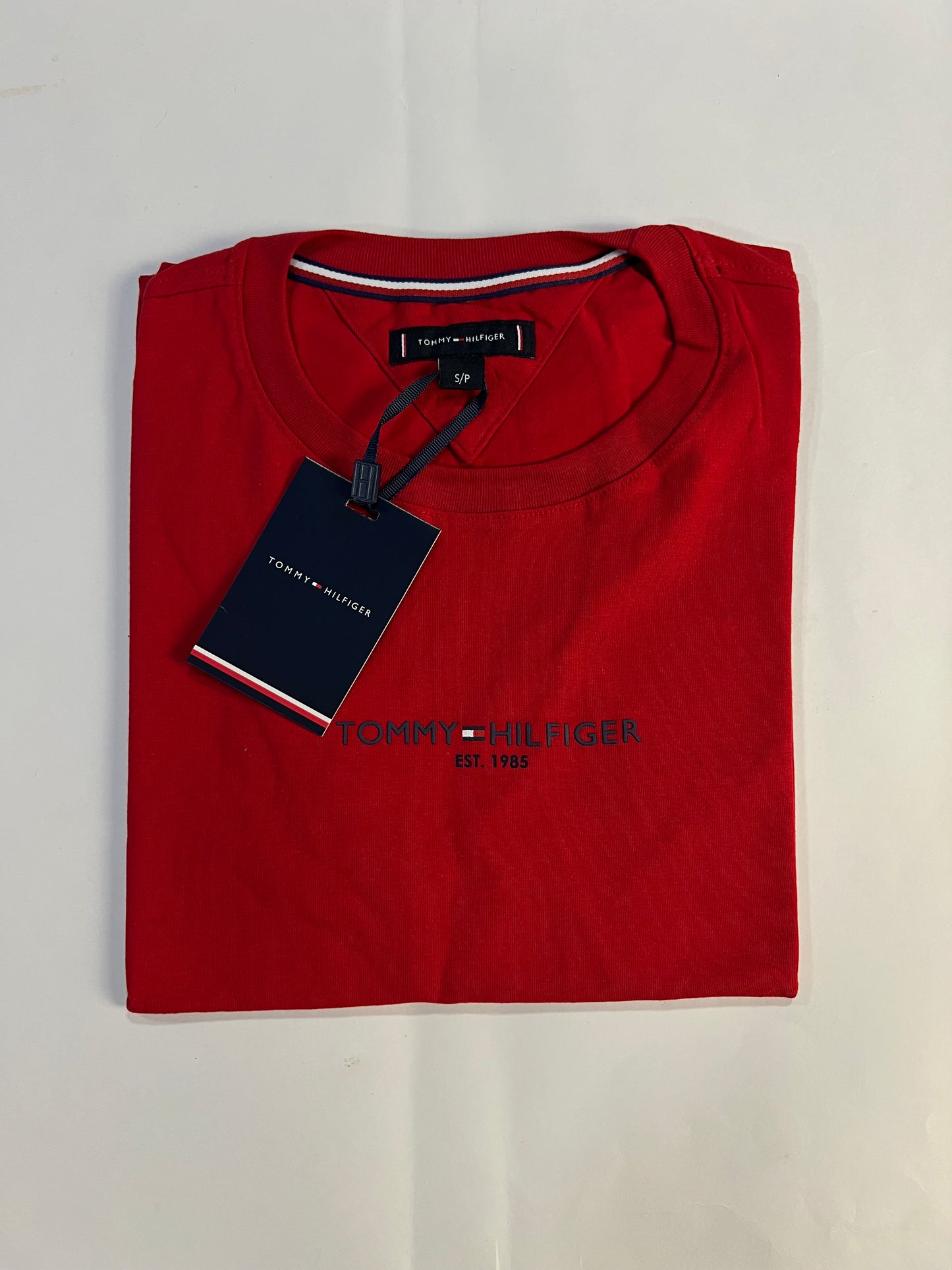 T-Shirt Tommy | Special Tee Super Cotton Pima - Vermelho Ferrari