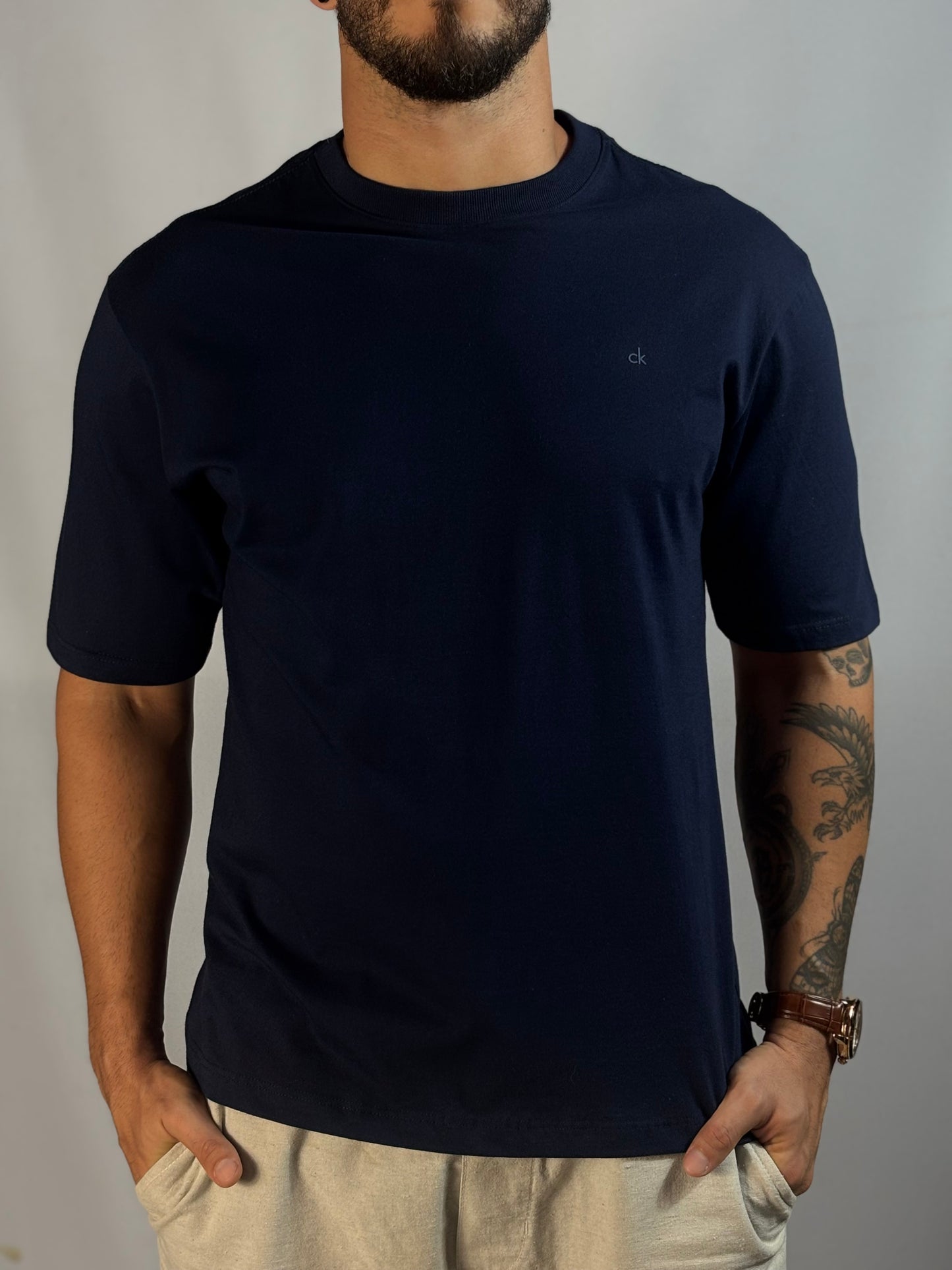 T-Shirt X | Algodão Tradicional - Navy Blue