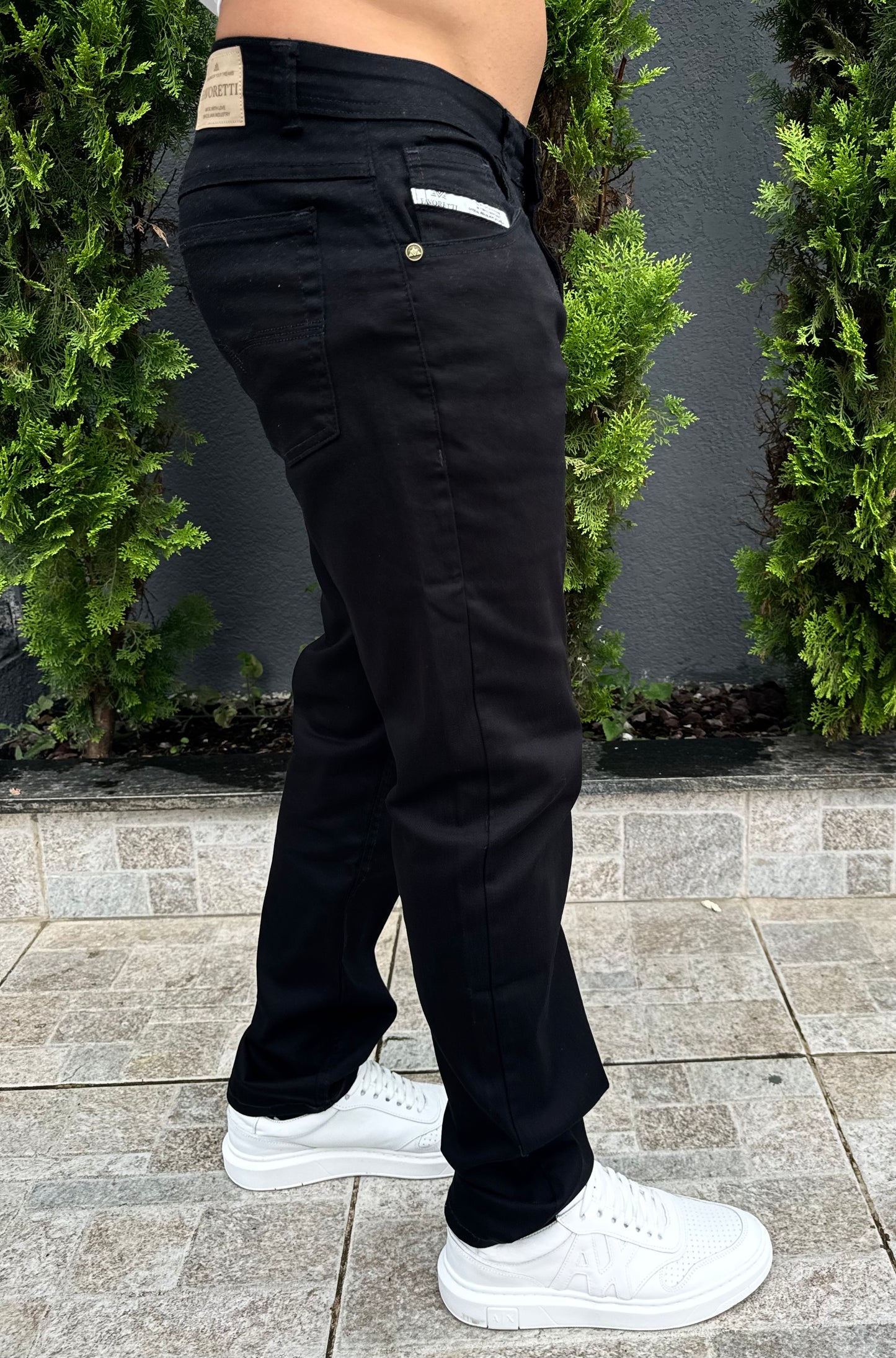 Calça FAVORETTI | Slim Fit - Black Favø