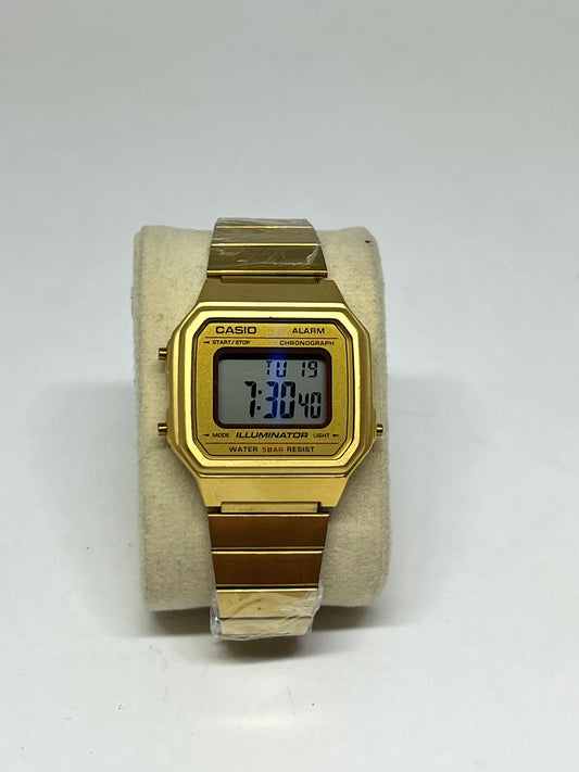 RELÓGIO CASIO RETRÔ DOURADO