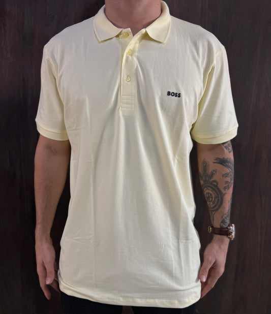 Gola Polo Boss | Clássica - Amarelo Pale