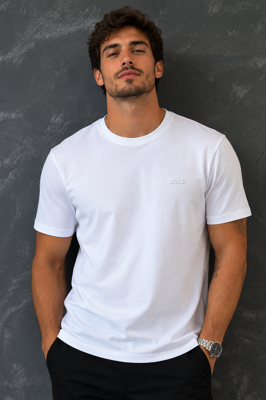 Camiseta Boss Pima Branca