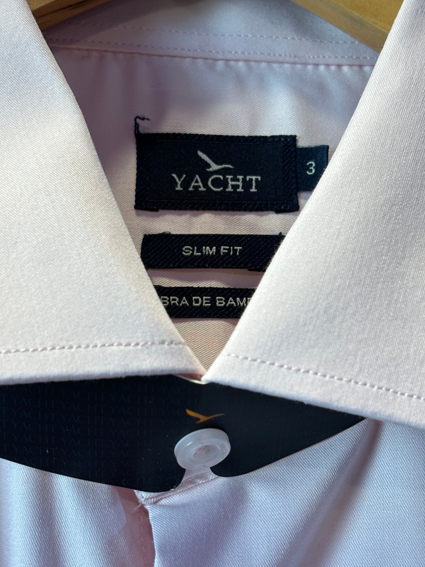 Camisa Social Yacht - Slim Fit - Rosa Claro