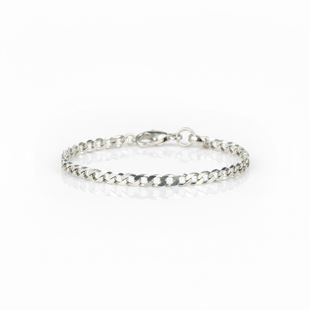 Pulseira De Prata Grumet Master 20CM