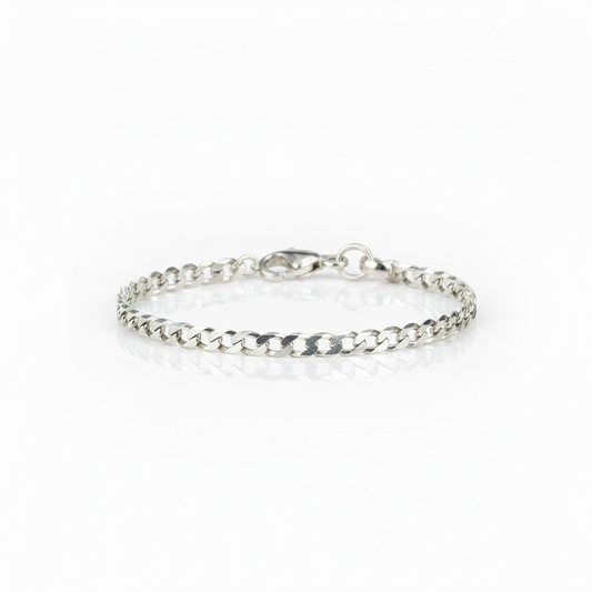 Pulseira De Prata Grumet Master 20CM