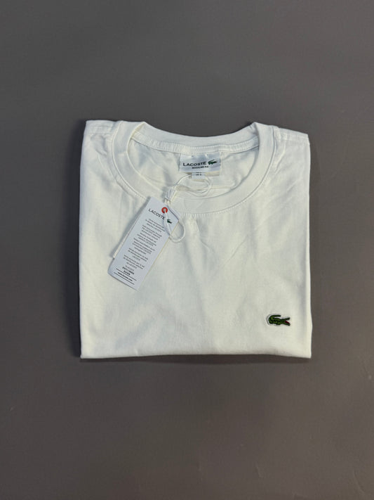 T-Shirt Lacoste | Tee Genuine Cotton Tanguis Pima -  Nuvem Clássica