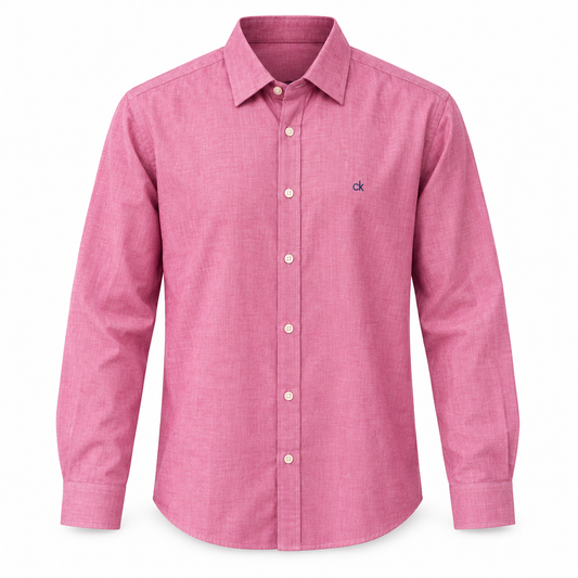 Camisa Social X Rosa Vintage