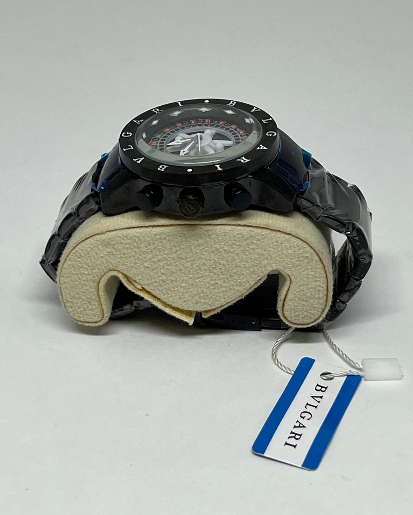 RELÓGIO BVLGARI PRETO CASSINO