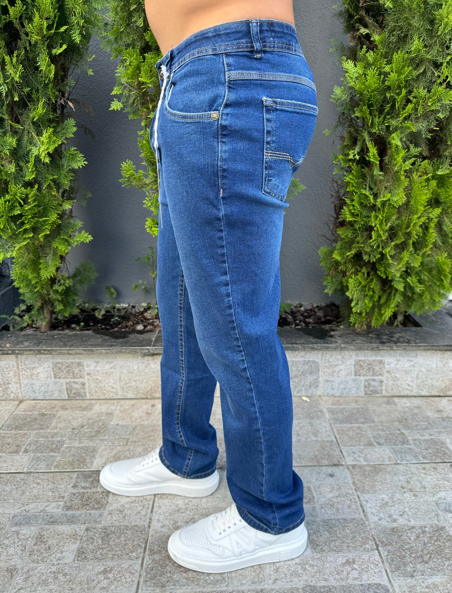 Calça FAVORETTI | Reta - Índigo Favø