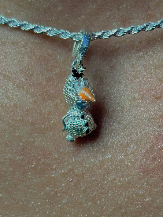 Berloque | Prata 925 Collection Pandora - Olaf Frozen Ice