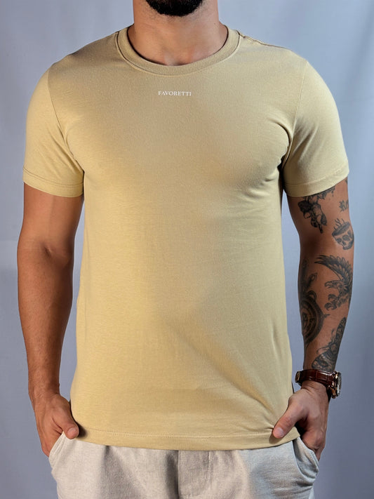 T-Shirt Favoretti | Cotton Fav - Assinatura Creme