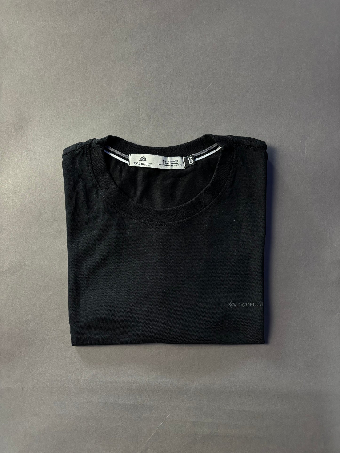 T-Shirt Favoretti | Cotton Fav - Favoretti Monocromática Noite