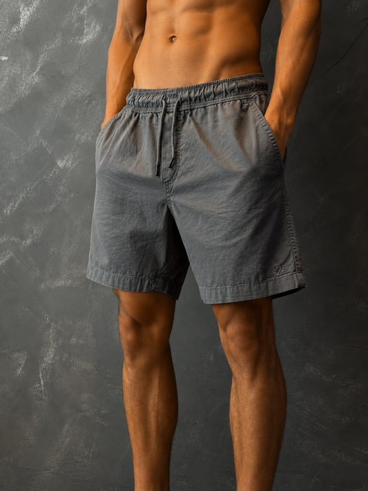 Short Casual Favoretti | Sarja Ateliê - Cinza