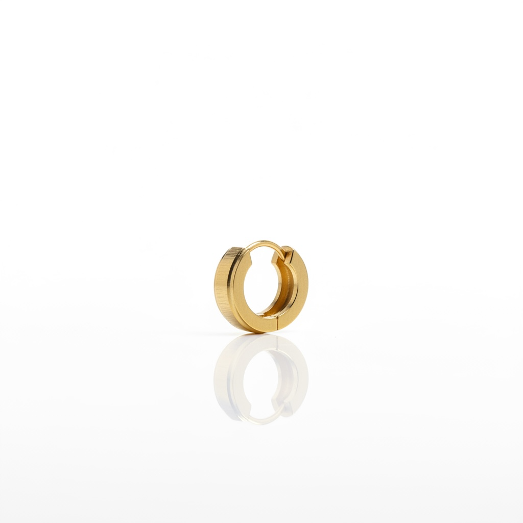 Argola Dourada | Banhada a Ouro - Infinity Gold