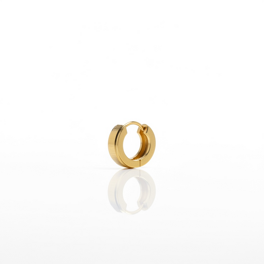 Argola Dourada | Banhada a Ouro - Infinity Gold
