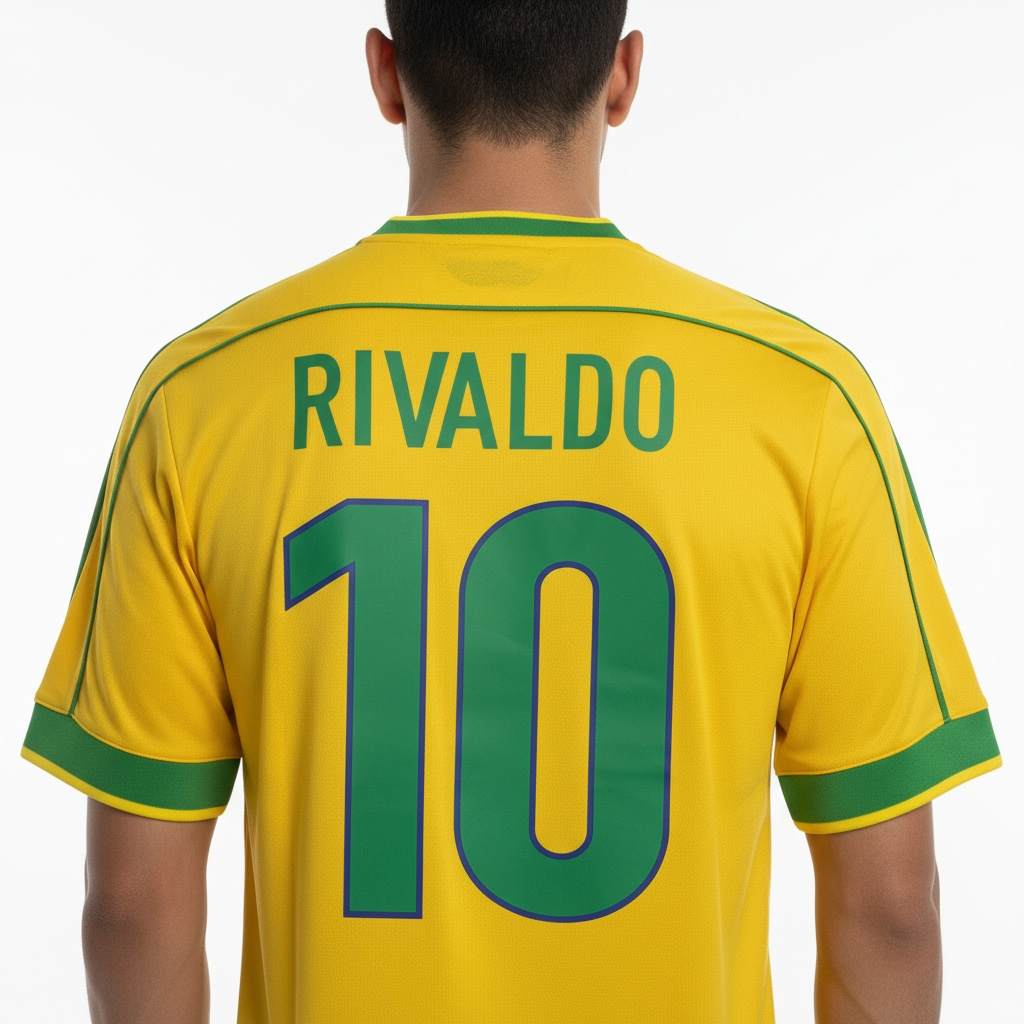 Camisa do Brasil Retrô | Rivaldo | 2002
