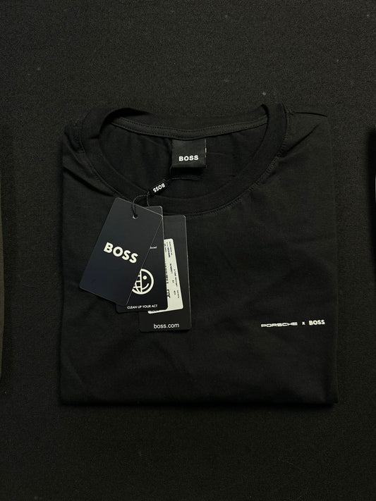 Camiseta Porshe Boss | Pima Cotton - Preta