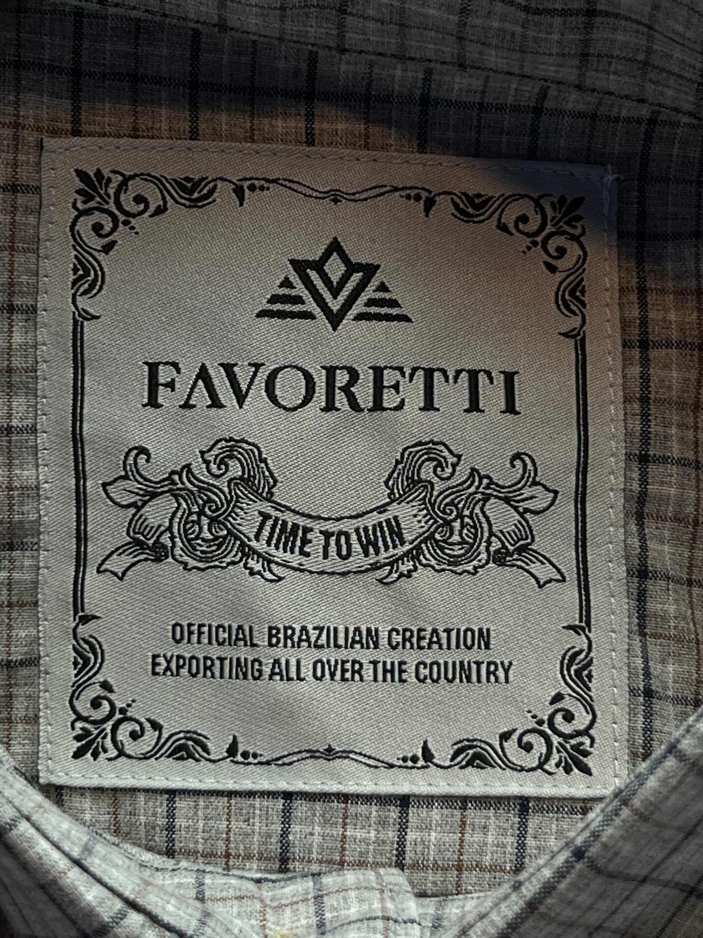 Camisa Favoretti Xadrezfav Drop 1