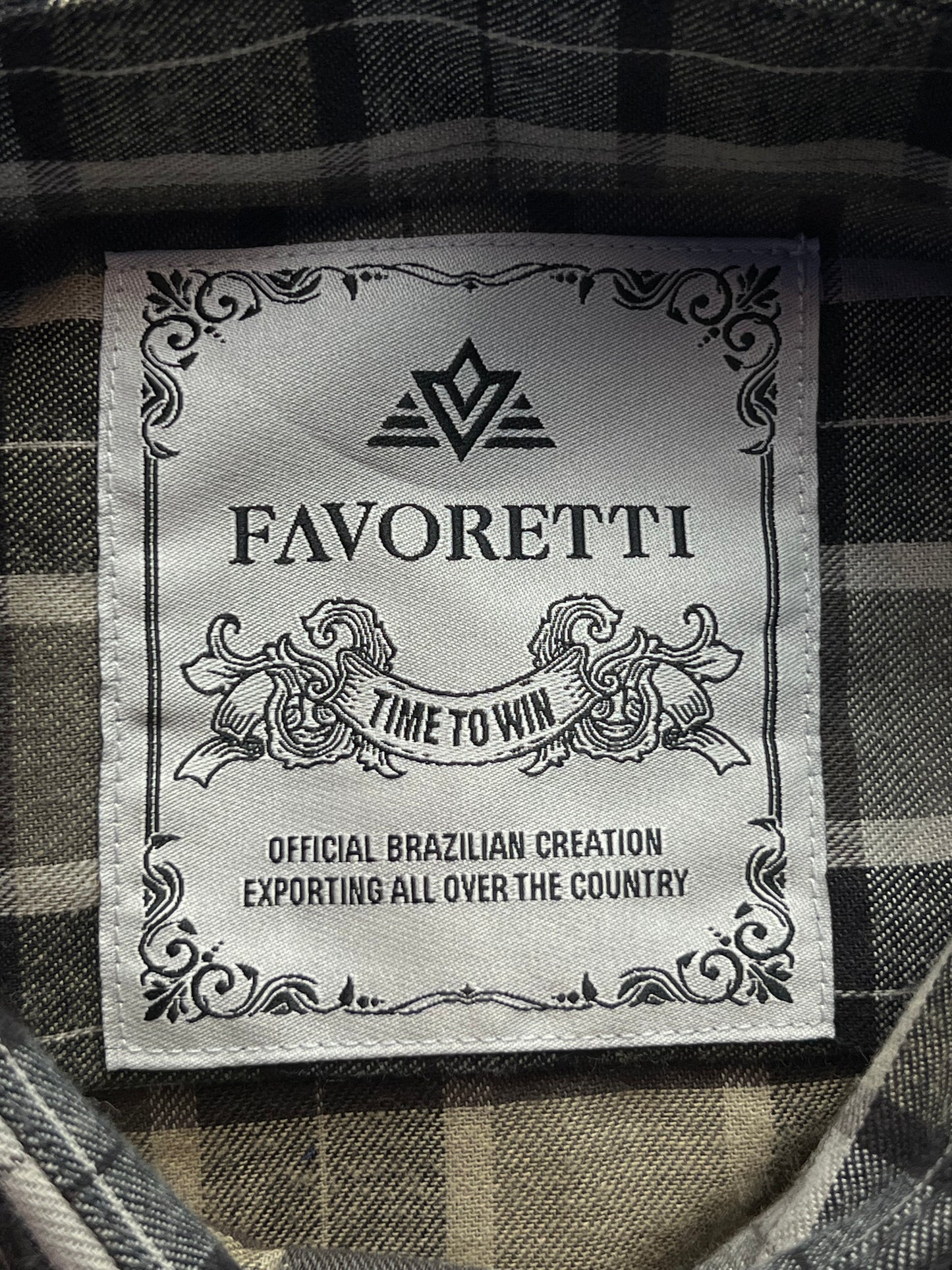 Camisa Favoretti Xadrezfav Drop 1